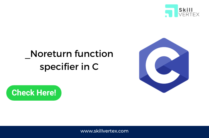 _Noreturn function specifier in C